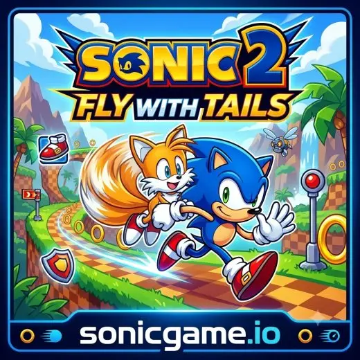Sonic 2 Fly With Tails